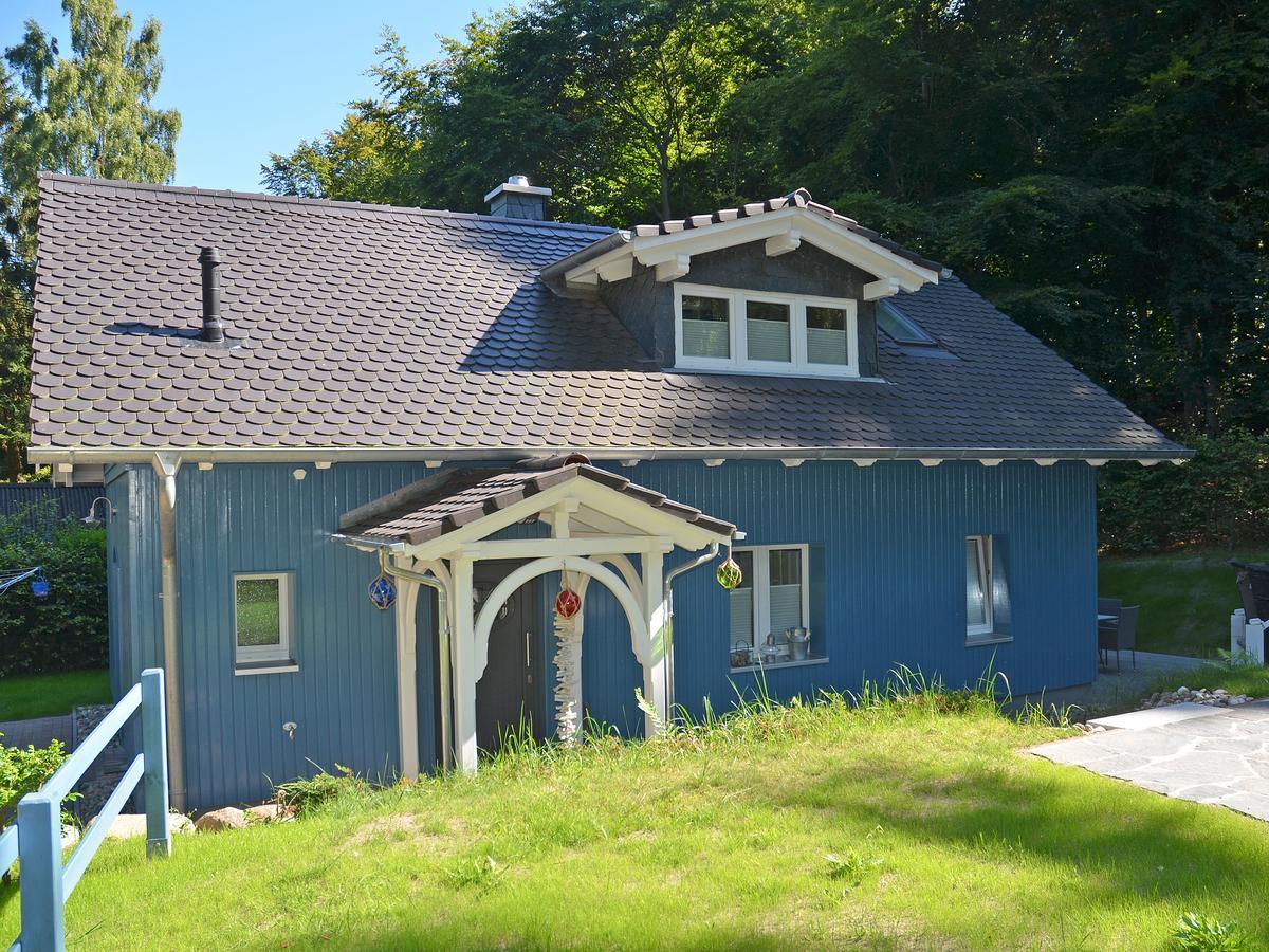 Blaues Strandhaus Sellin Buitenkant foto